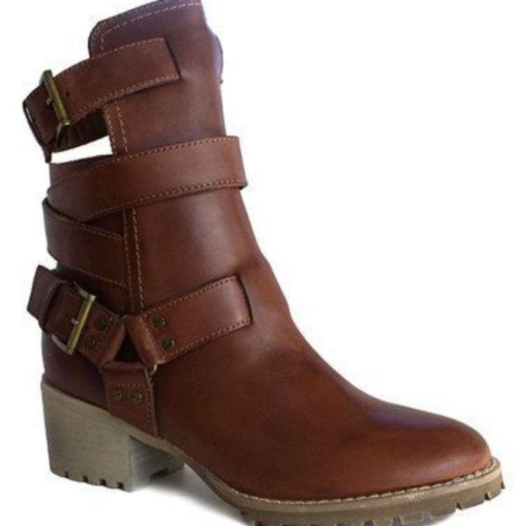 Von Dutch Stayvertical Leather Bootie